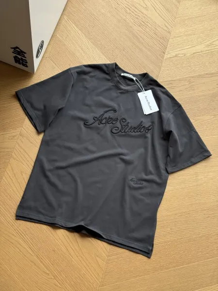 Acne Studios Logo Tag T-Shirt Black - 6