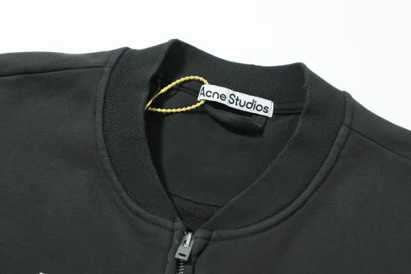 Acne Studios Stockholm 1996 Graphic Bomber Jacket Black - 24
