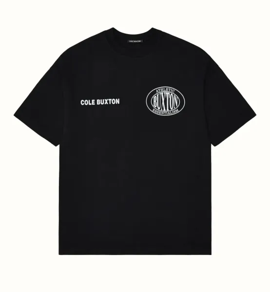 Cole Buxton Athletic Essentialism Black T-Shirt - 1