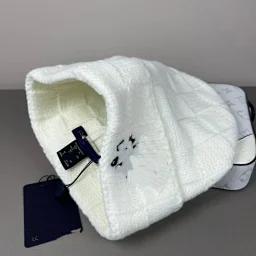 thumbnail for Plaid solid color autumn and winter letter model European and American cross-border men and women are versatile and have three standards complete hot-selling woolen knitted hats