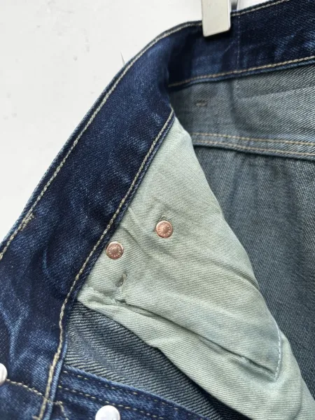 Acne Studios Paint-Splatter Wide-Leg Jeans Gray - 17