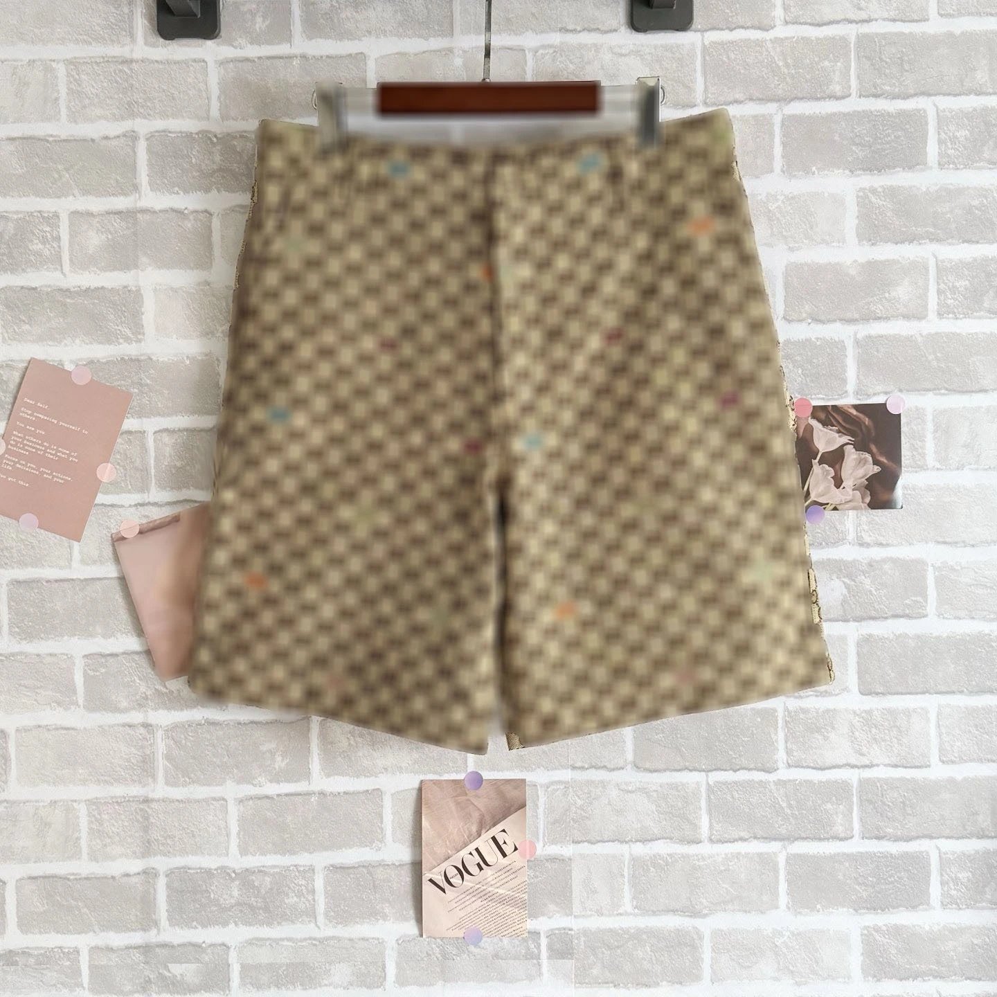 D Summer Shorts Thin Luxury Brand Casual Double G Print Five-Inch Pants Trendy New Versatile Men's Sports Shorts
