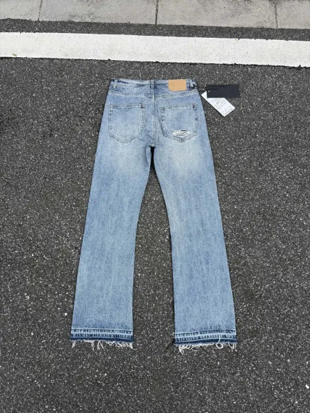 Saint Laurent Ripped Distressed Brown Jeans - 24