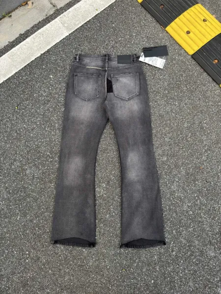 Saint Laurent Ripped Distressed Brown Jeans - 47