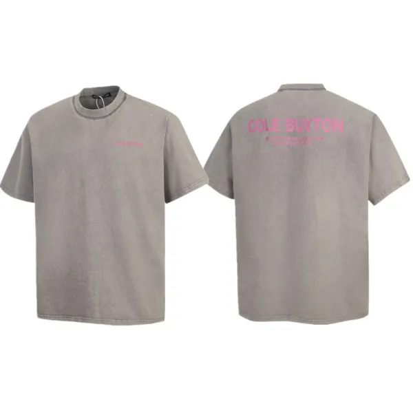 Cole Buxton Washed Gray T-Shirt - 1