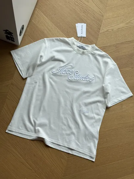 Acne Studios Logo Tag T-Shirt Black - 4