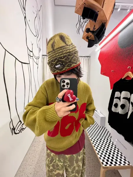 Supreme x 3e Sport Knit Sweater Black '666' Graphic Sweater - 12