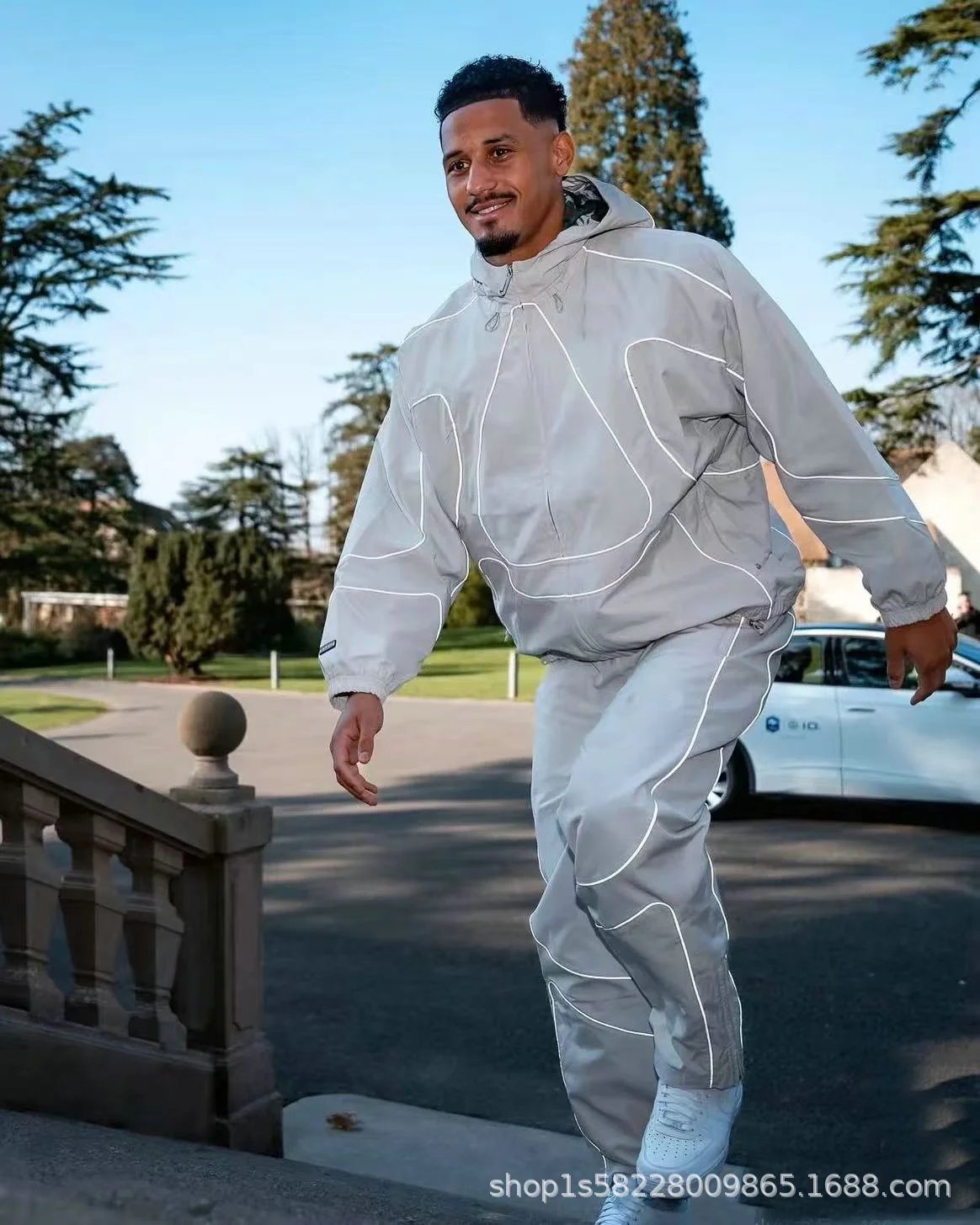 White suit with LGO SKU image