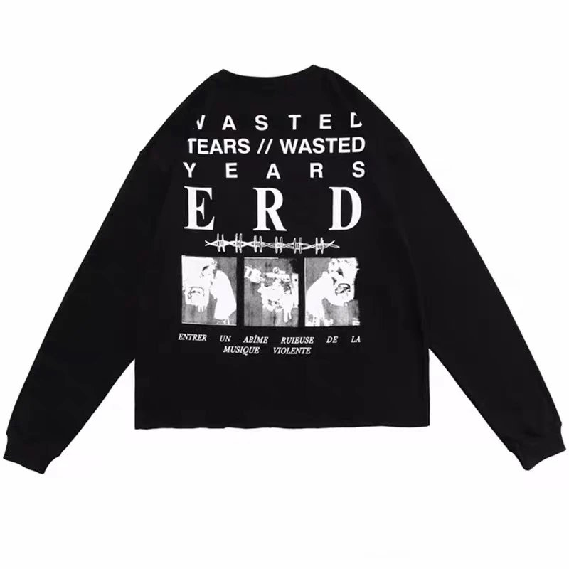 Subversive x Aluminum Tastes Like Fear Long-Sleeve Graphic Tee White - 4