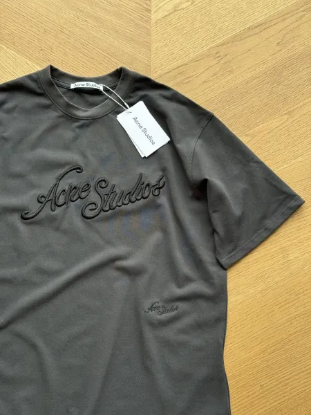 Acne Studios Logo Tag T-Shirt Black - 8