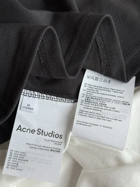 Acne Studios Logo Tag T-Shirt Black - 21