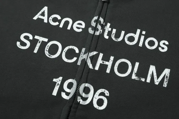Acne Studios Stockholm 1996 Graphic Bomber Jacket Black - 22