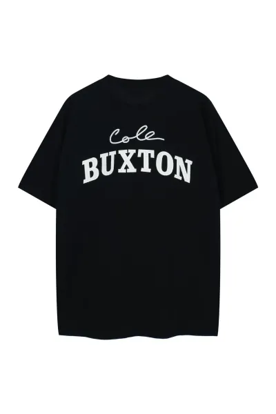 Cole Buxton Arch Logo Black T-Shirt - 1