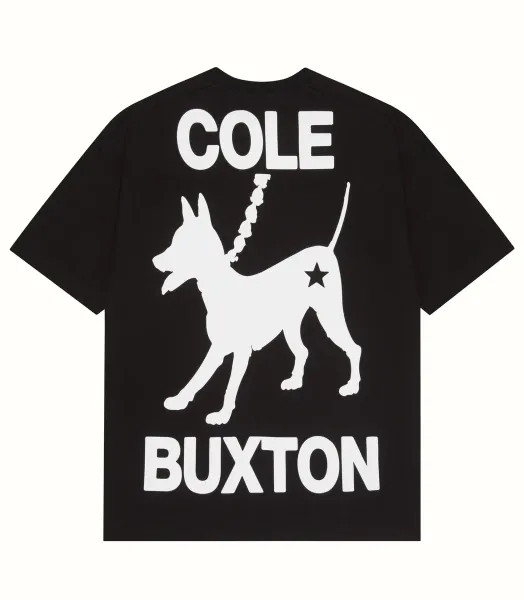 Cole Buxton Dog Silhouette Black T-Shirt - 1