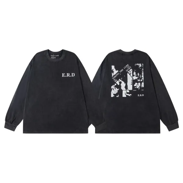 Subversive x Aluminum Tastes Like Fear Long-Sleeve Graphic Tee White - 15