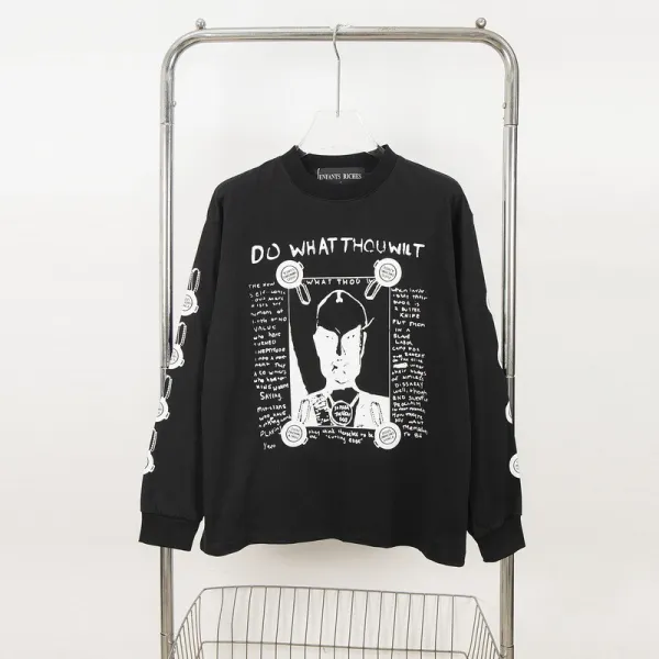 Subversive x Aluminum Tastes Like Fear Long-Sleeve Graphic Tee White - 22