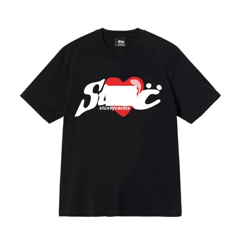 SC Heart Short Sleeve Black