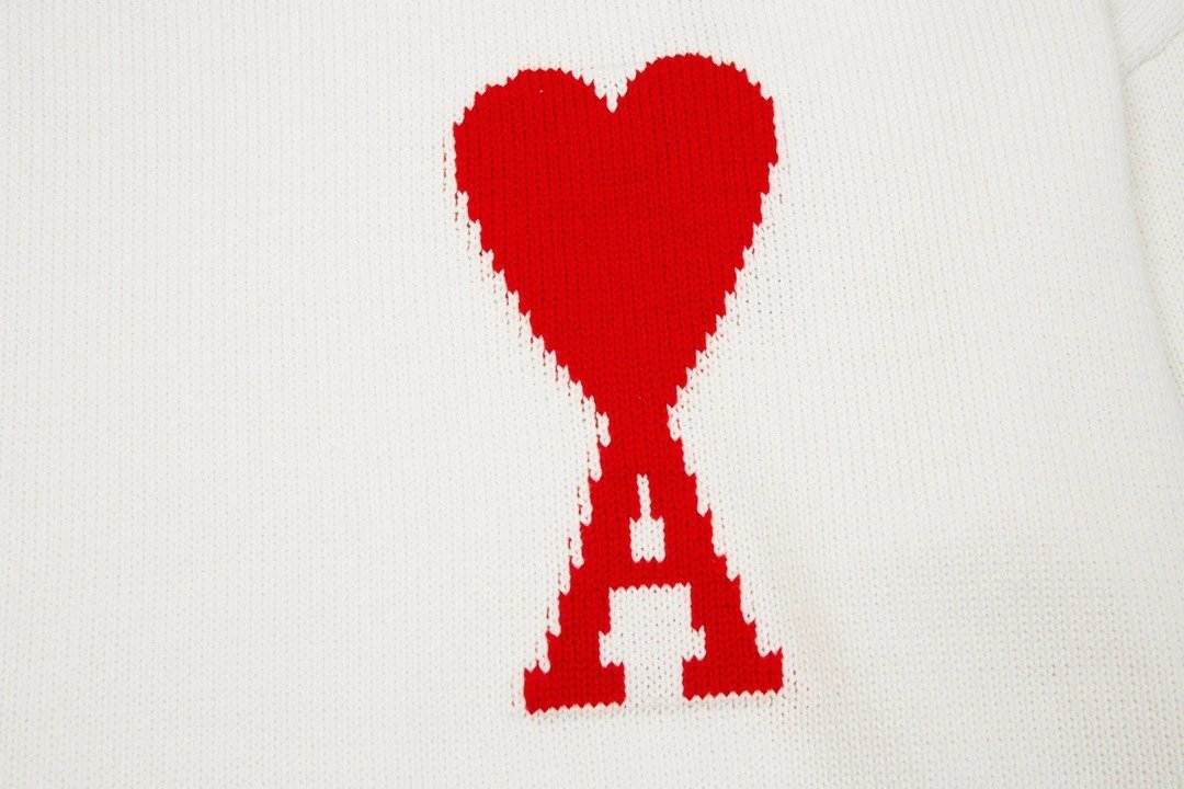 Ami Paris Heart Logo Cardigan Mint Green - 22