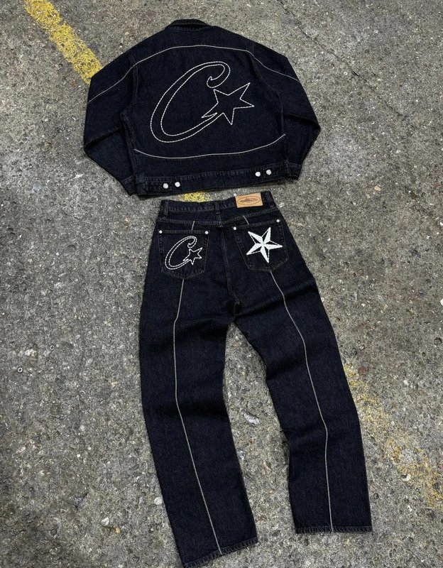 Gallery Dept. Shooting Star Denim Jacket Black - 42