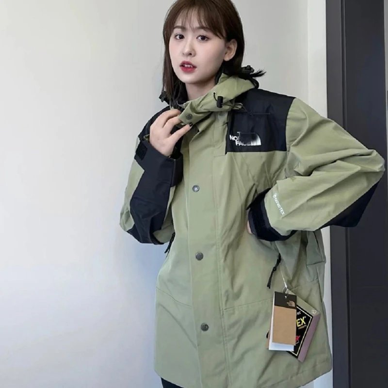 The North Face Mountain Light Jacket Olive Green Outerwear - 12