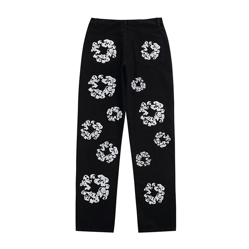 Gallery Dept Floral Print White Jeans - 23