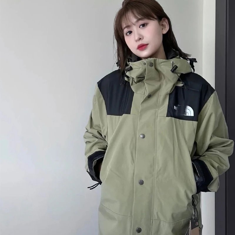 The North Face Mountain Light Jacket Olive Green Outerwear - 13