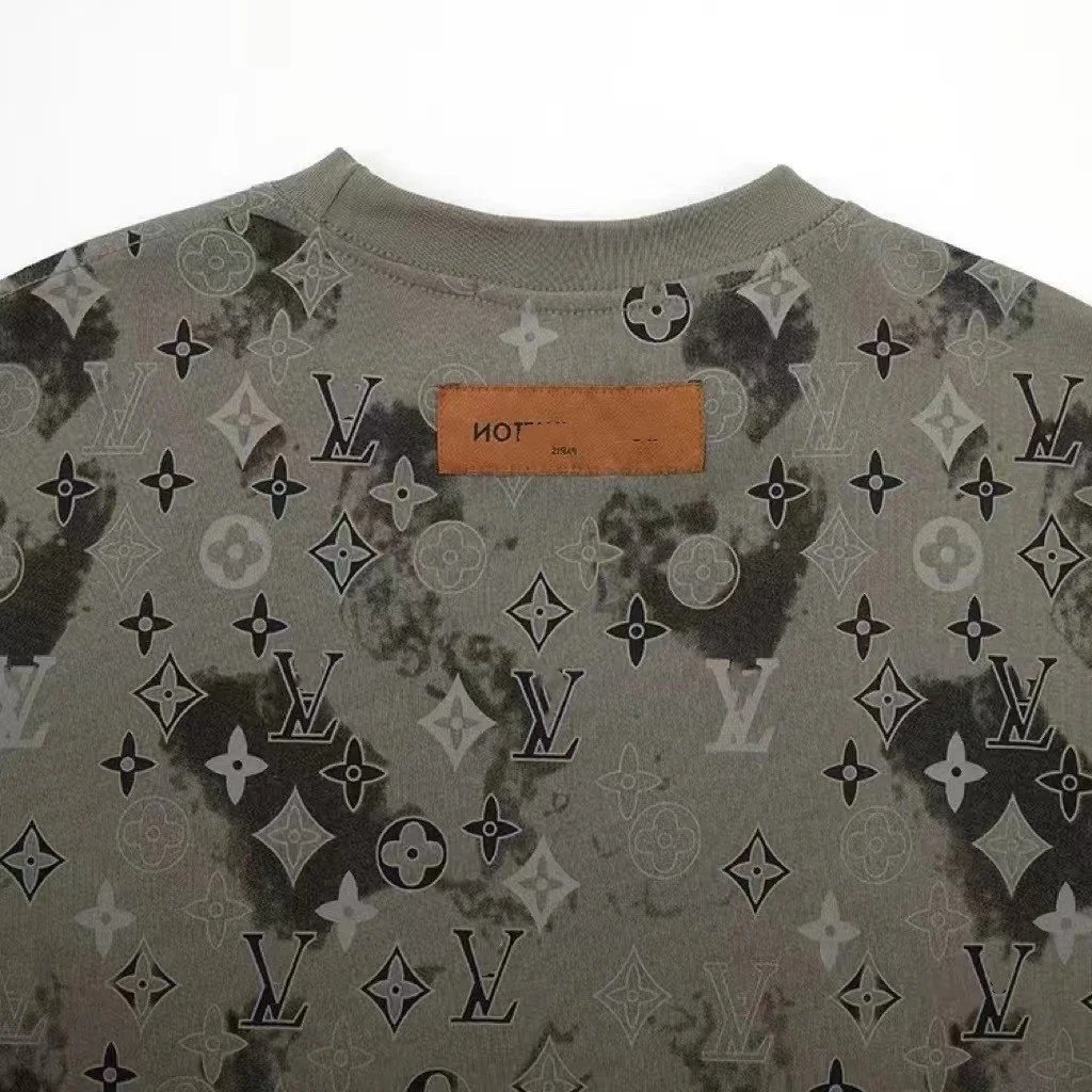 Louis Vuitton T-Shirts Monogram floral embroidered crew-neck T-shirt image 12