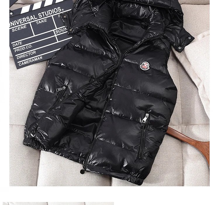 Moncler Maya Vest Black Down Vest - 13