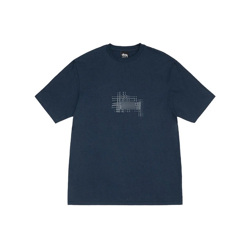 Reflective Logo Short Sleeve Navy