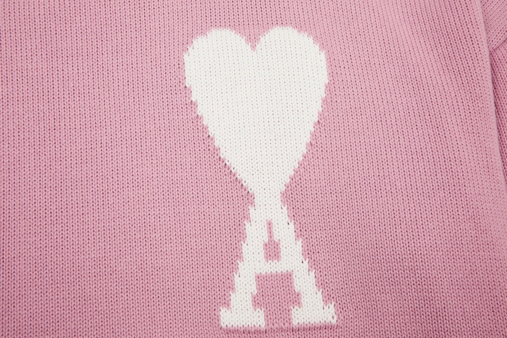 Ami Paris Heart Logo Cardigan Mint Green - 39