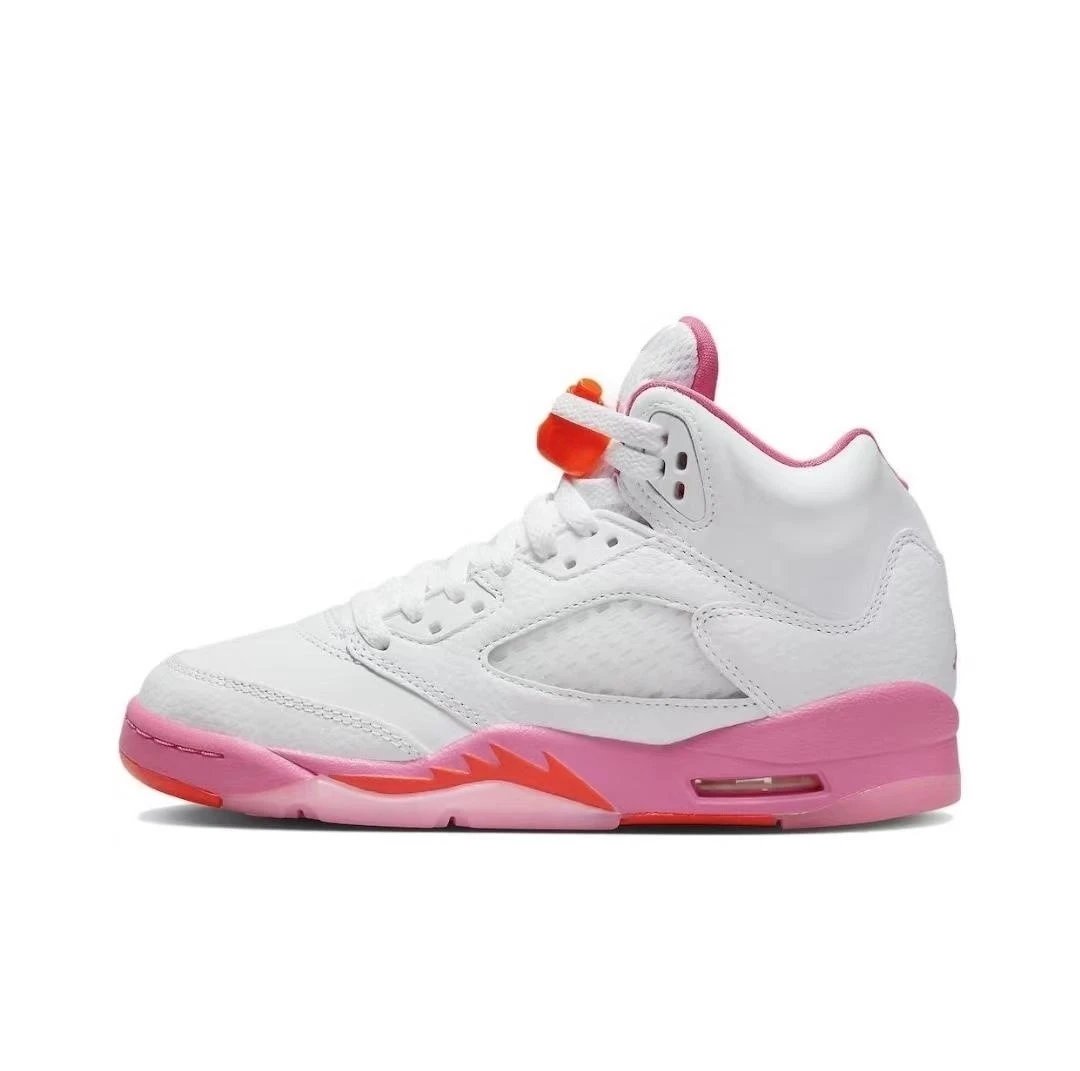 AJ5 White Pink