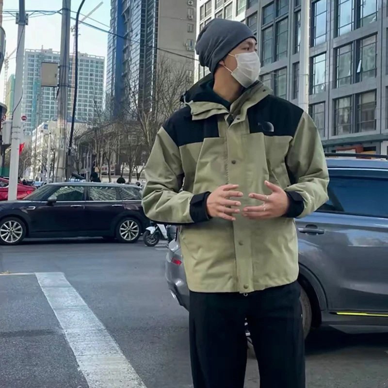 The North Face Mountain Light Jacket Olive Green Outerwear - 14