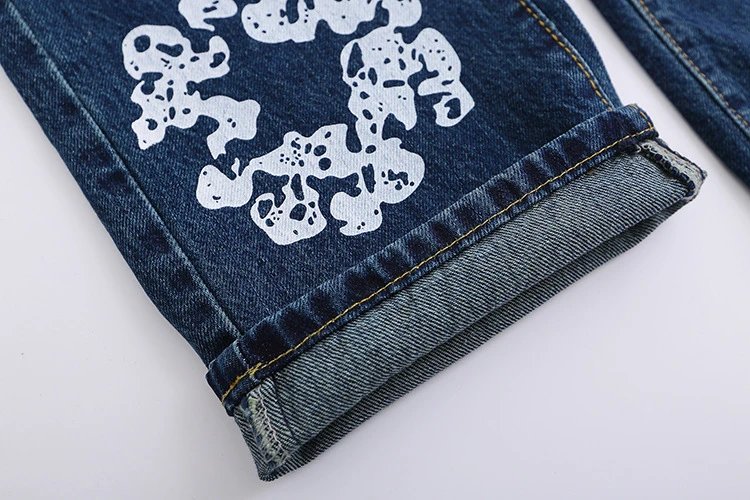 Gallery Dept Floral Print White Jeans - 25