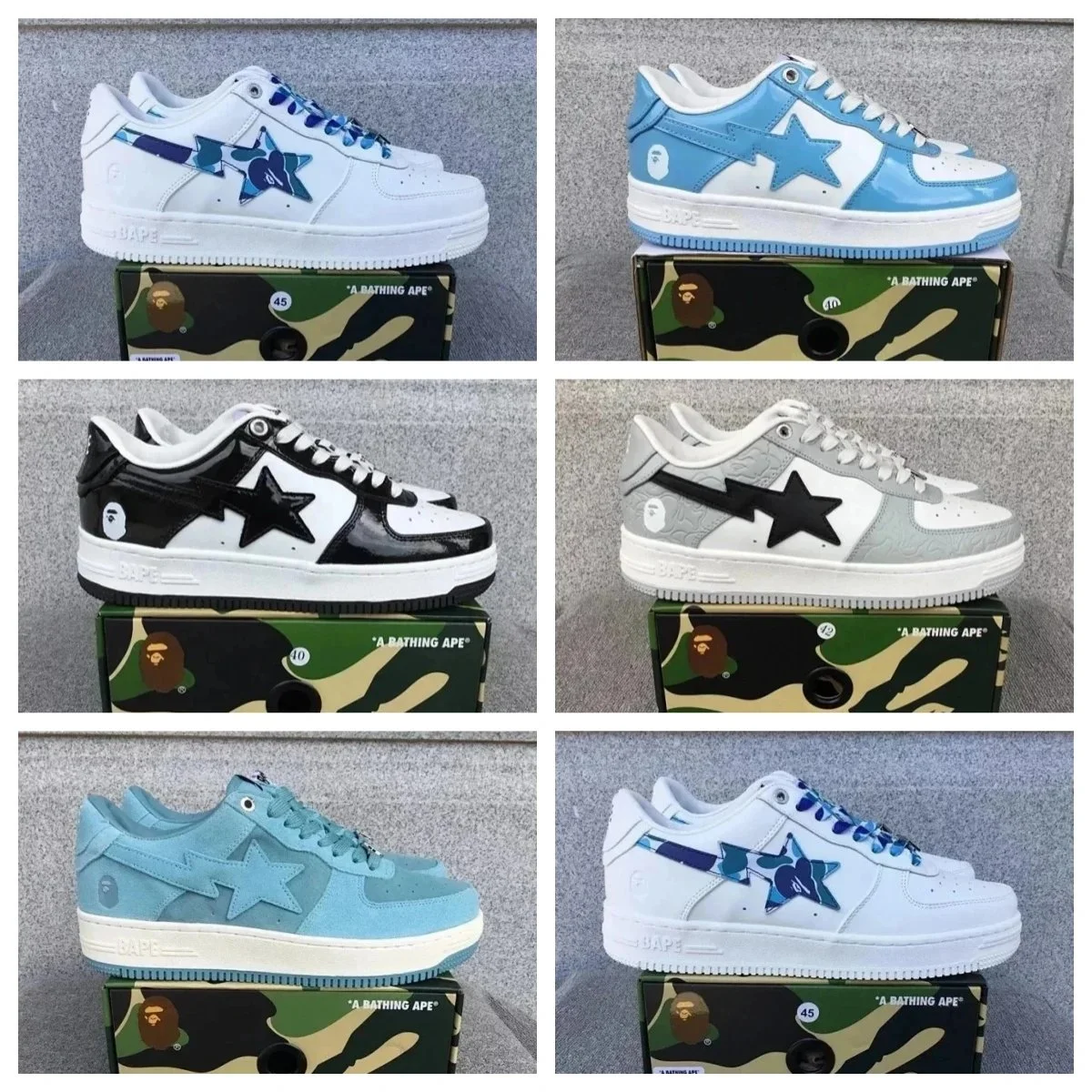 A BATHING APE Bape STA shoes