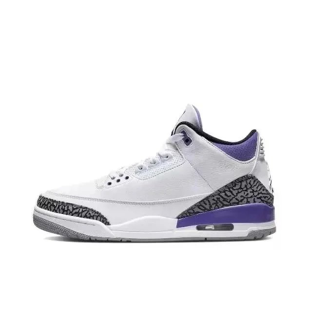 OG Pure Original AJ3 - Real Air Cushion [White Purple]