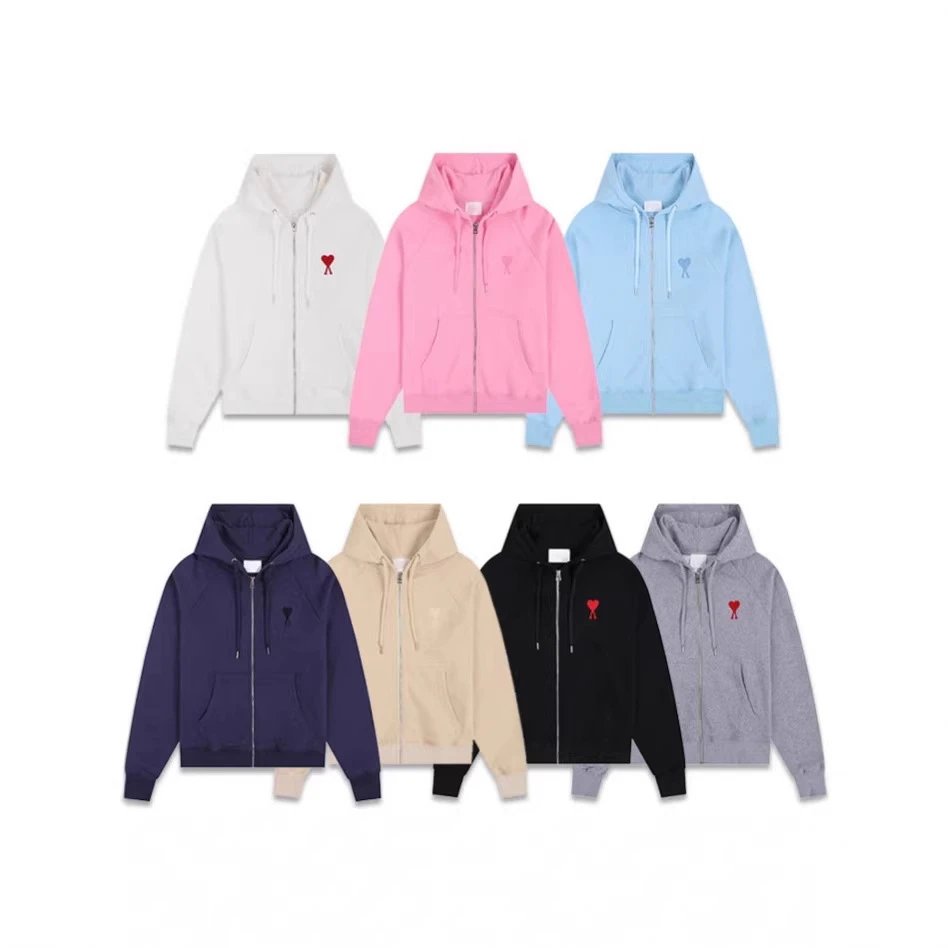 @mi Zip-Up Hooded Cardigan Jacket