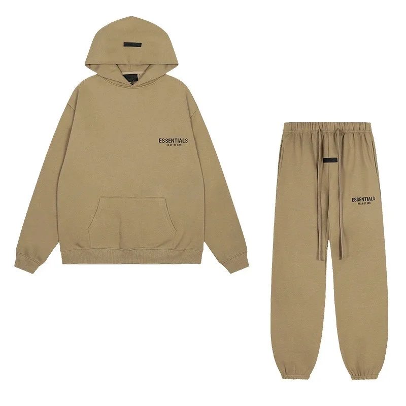 Hooded - Camel Set