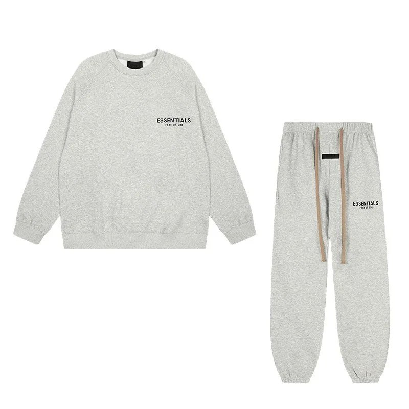 Crew Neck - Heather Grey Set