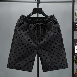 thumbnail for 【DX4-23】欧洲短裤男夏季高档植绒大裤衩休闲沙滩裤男