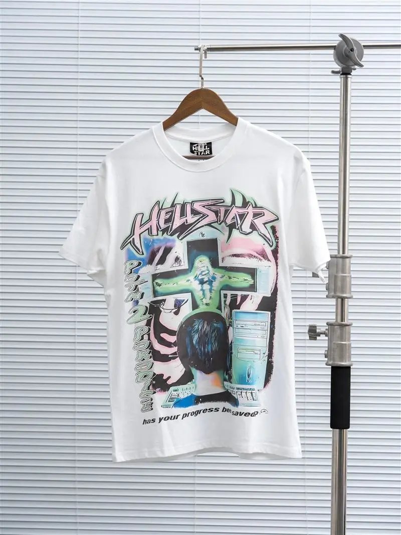 Hellstar T-shirt Path 2 Paradise White