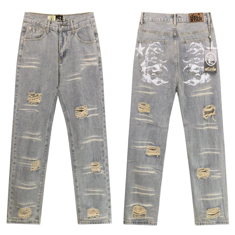 Hellstar distressed jeans