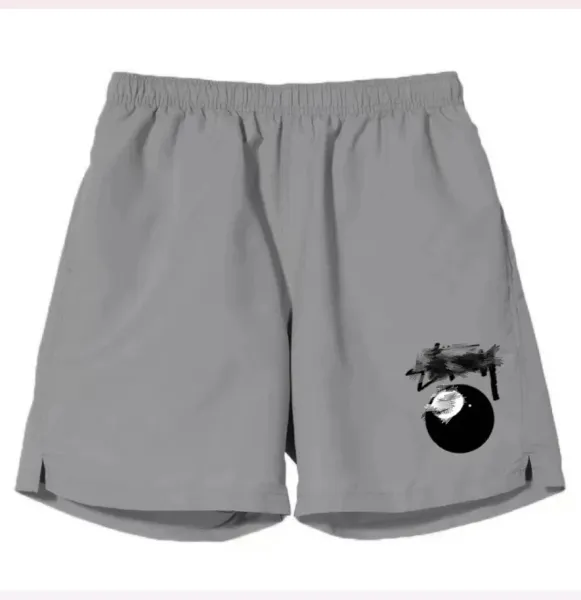 Off-White Paint Splatter Short Black Shorts - 10