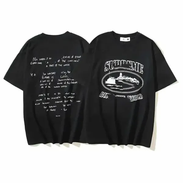 Corteiz Rules The World White T-Shirt - 33