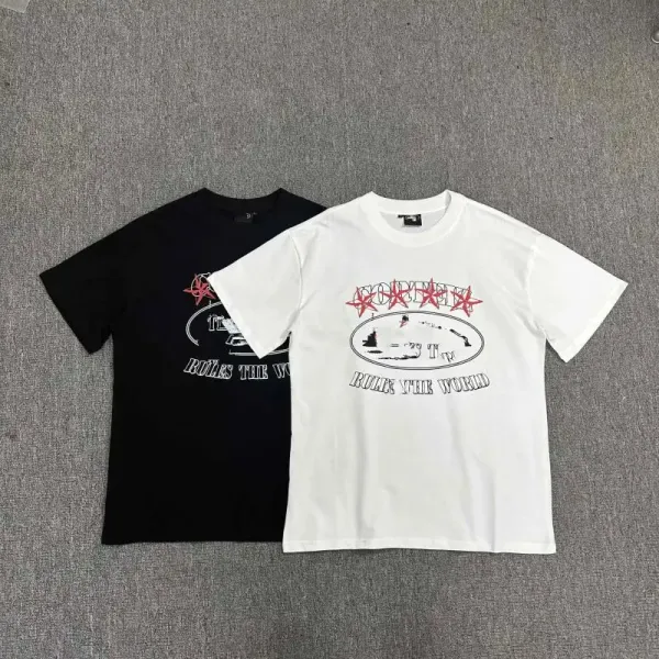 Corteiz Rules The World White T-Shirt - 22