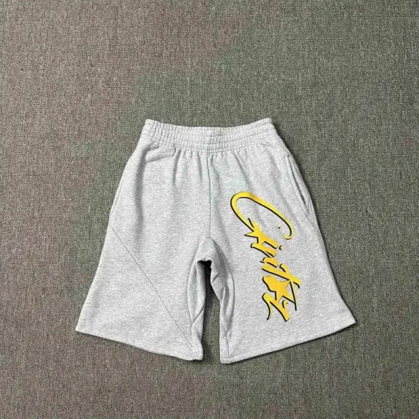 GRA ORTZ Gray Graphic Shorts - 18