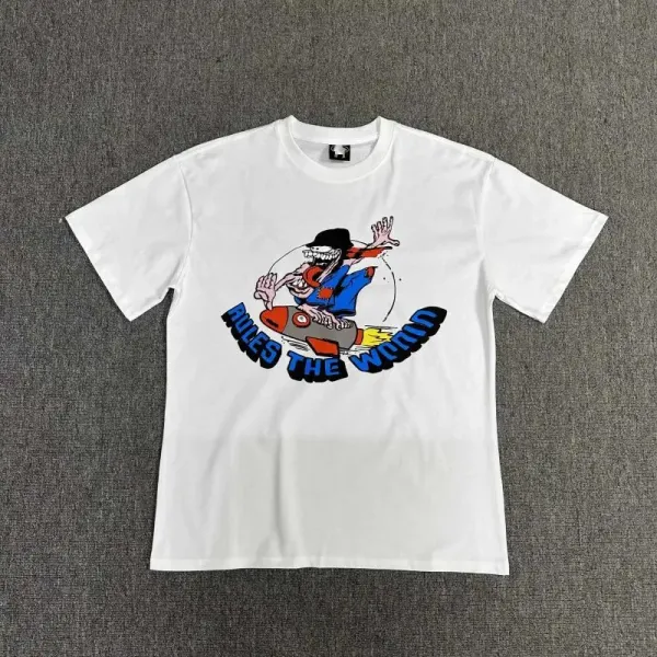Corteiz Rules The World White T-Shirt - 38