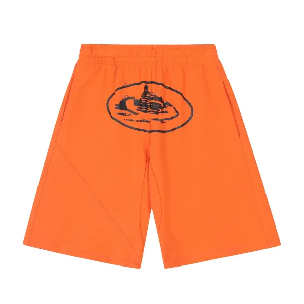 GRA ORTZ Gray Graphic Shorts - 11