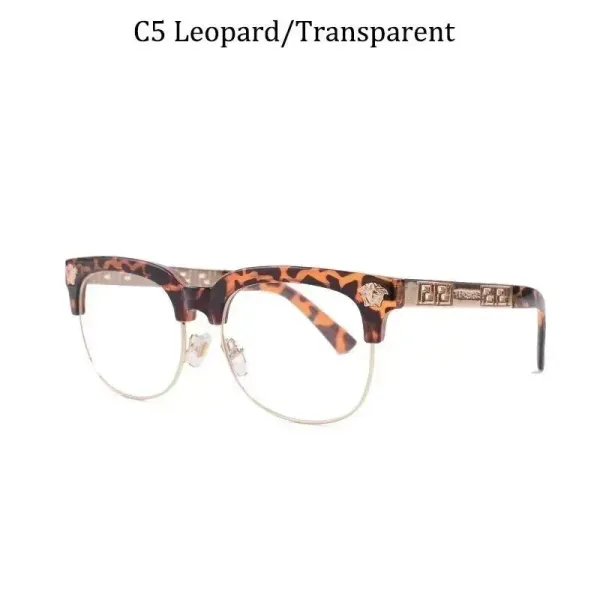 Versace C5 Leopard/Transparent Optical Glasses - 1