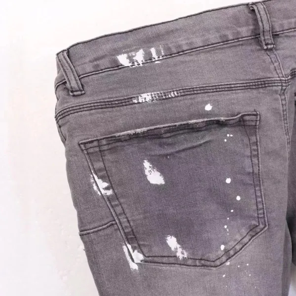 Purple Distressed Denim Jeans Collection - 10