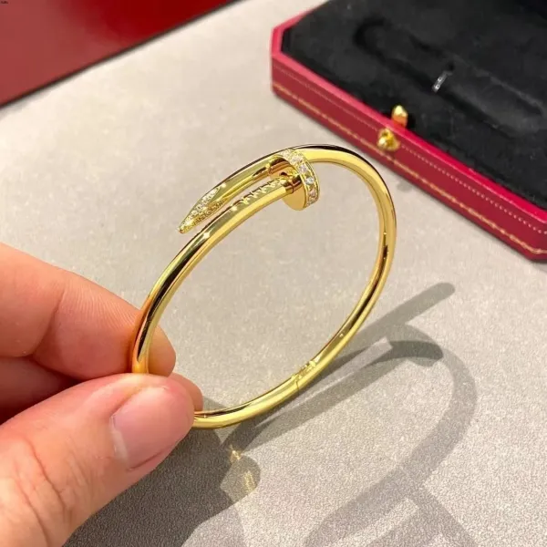 Cartier Juste Un Clou Bracelet Yellow Gold Paved with Diamonds - 1